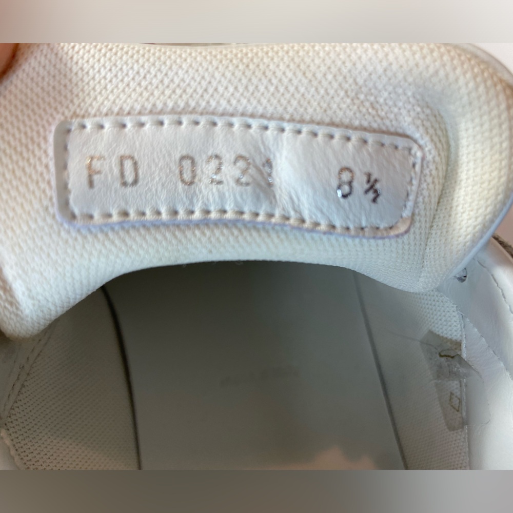 Louis Vuitton Men’s Luxembourg Embossed Leather White Sneakers Size 8.5* - Picture 10 of 14